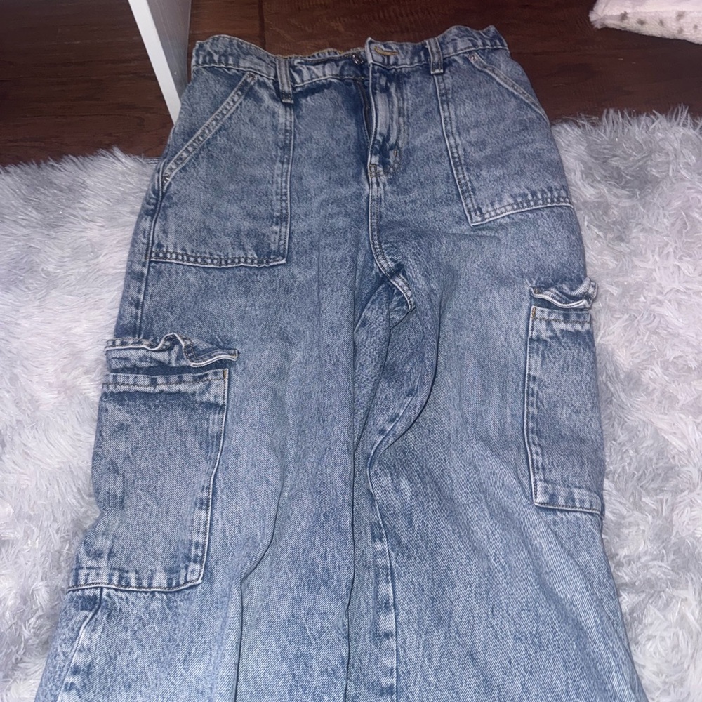 cargo jeans size 28